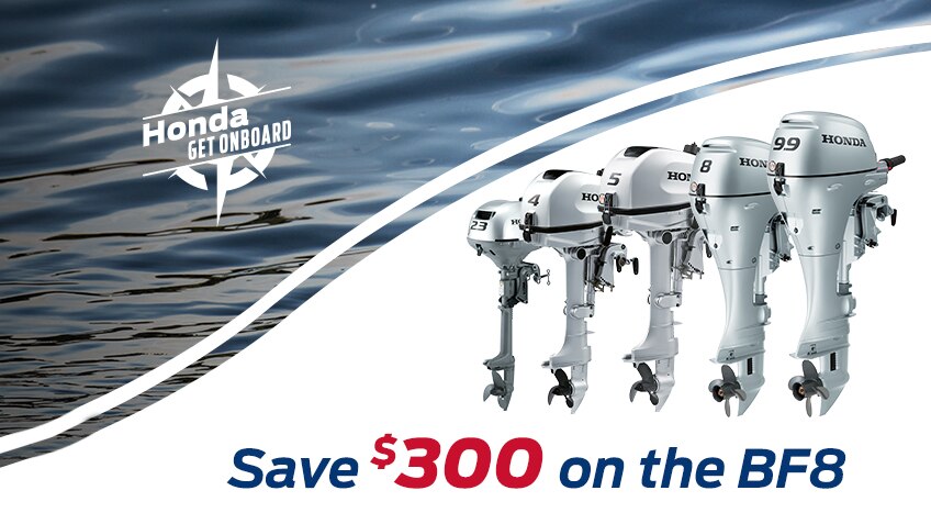 Honda BF8 Outboard Engine | Honda Marine Canada