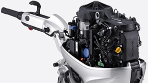 A Honda outboard unit