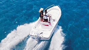 A honda outboard unit