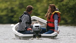 A honda outboard unit